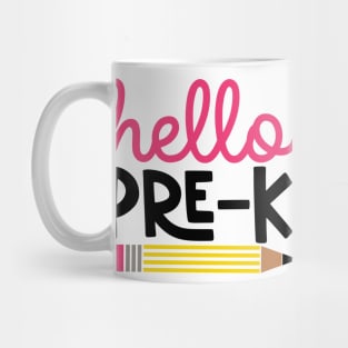 Hello Pre-K Back to School Kids Mug